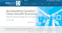 Desktop Screenshot of deepcentre.com