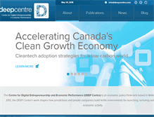 Tablet Screenshot of deepcentre.com